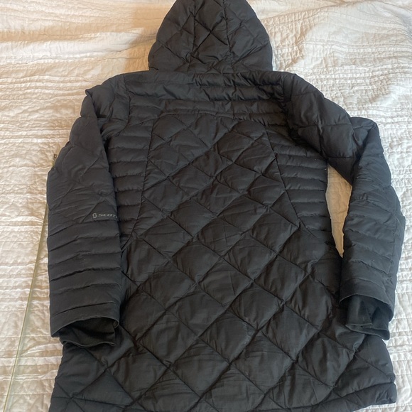 Scott Womens Down Trench Coat - Picture 7 of 8